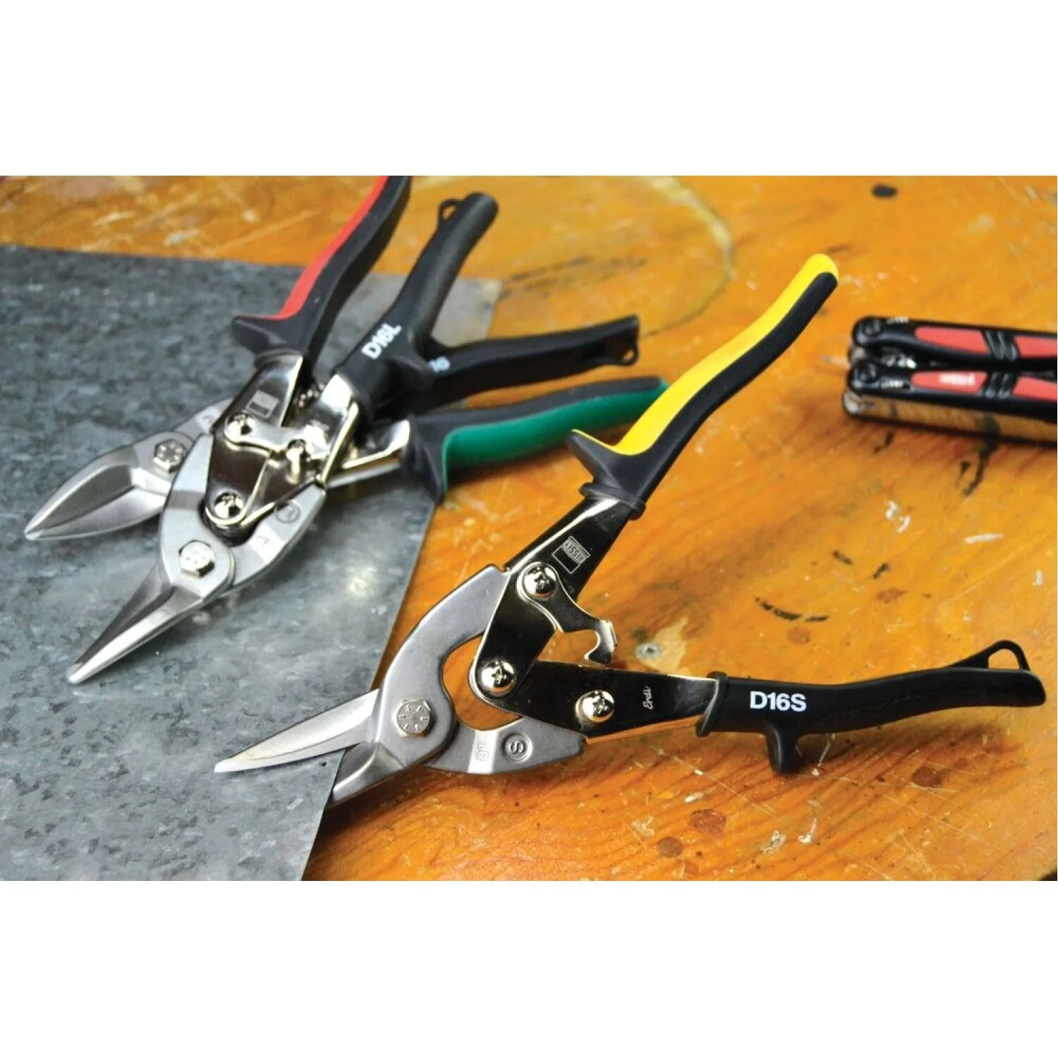 Bessey D16S Snip, Aviation Snip Straight Cut - Image 3