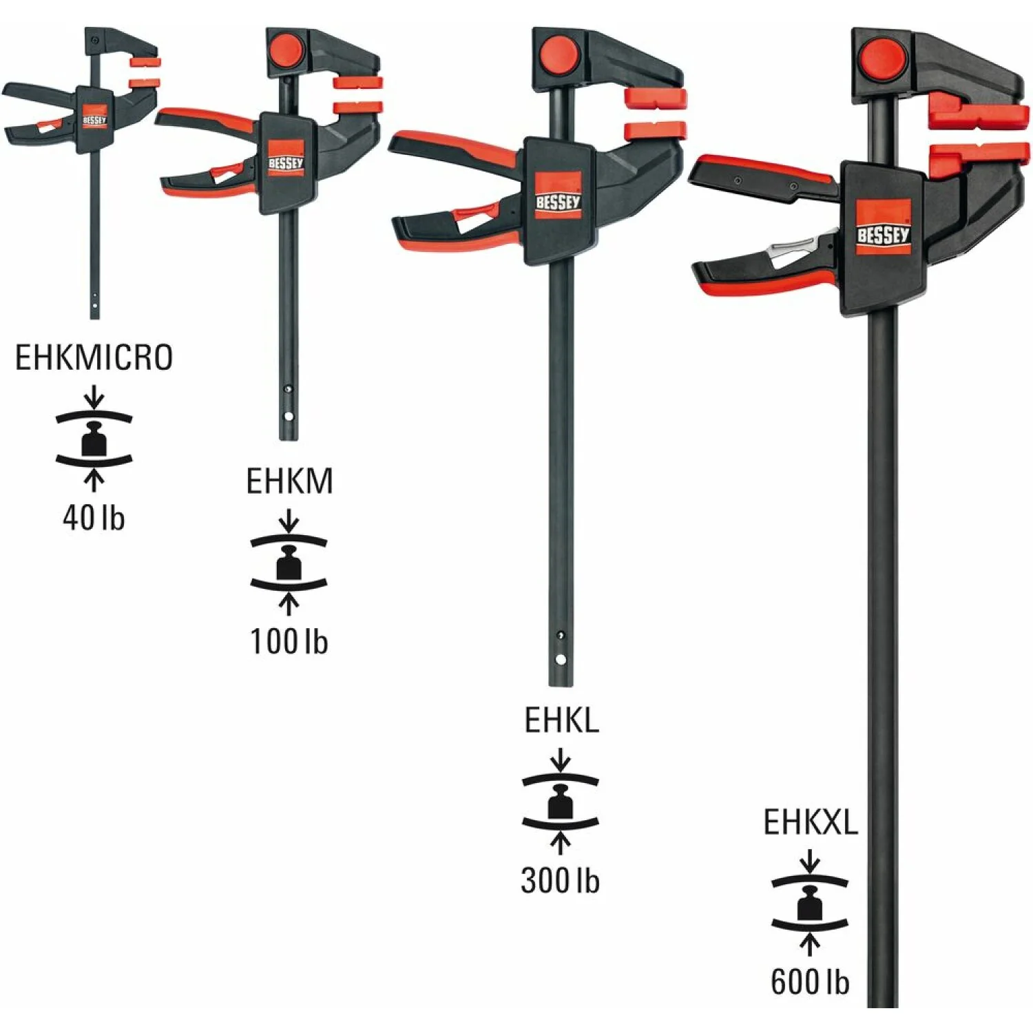Bessey EHKMICRO Trigger Clamp, Micro, 4-1/2 In x 1-5/8 - Image 2