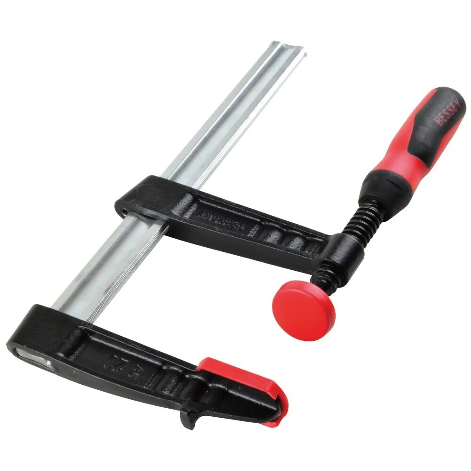 Bessey TG4.024+2K Clamp, woodworking, F-style, 2K handle, replaceable pads, 4 In. x 24 In., 880 lb - Image 2