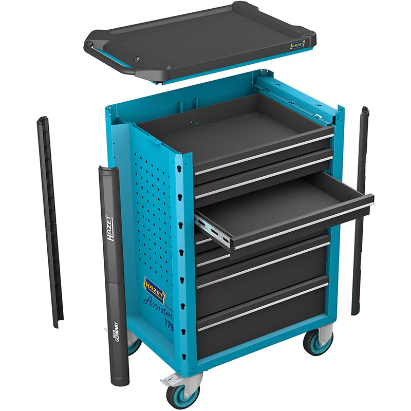 Hazet 179NT-8-RAL7016/2 Tool Trolley Assistent with 264 Tools - Image 7