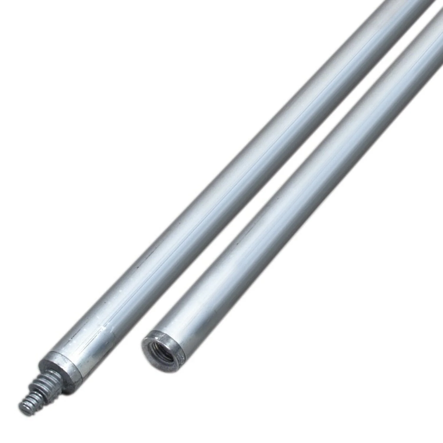 Kraft Tool CC668 4' Aluminum Threaded Handle - 1-1/4" Diameter - Image 2