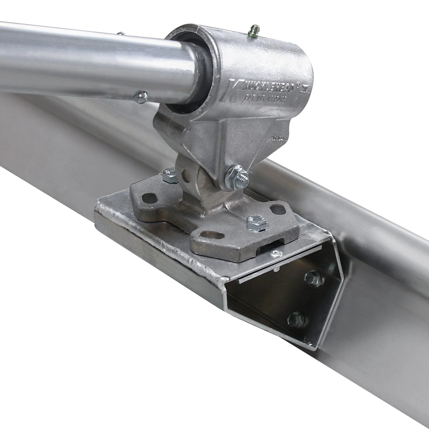 Kraft Tool CC722 12' Magnesium Keyhole Paver's Straightedge with Bracket, Braces, and Handle - Image 5