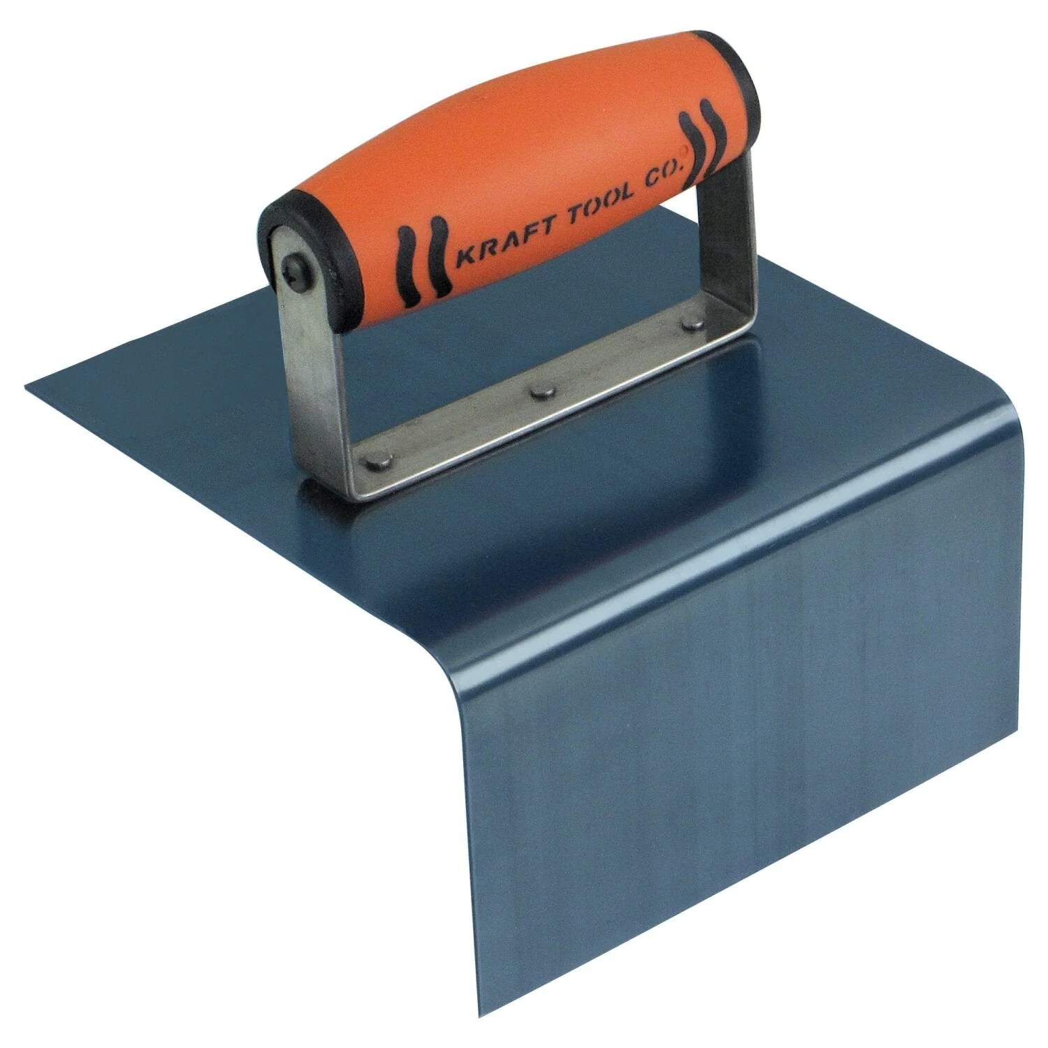 Kraft Tool CF593PF 6" x 6" x 3-1/2" 1"R Blue Steel Outside Step Tool with Batter with ProForm Handle