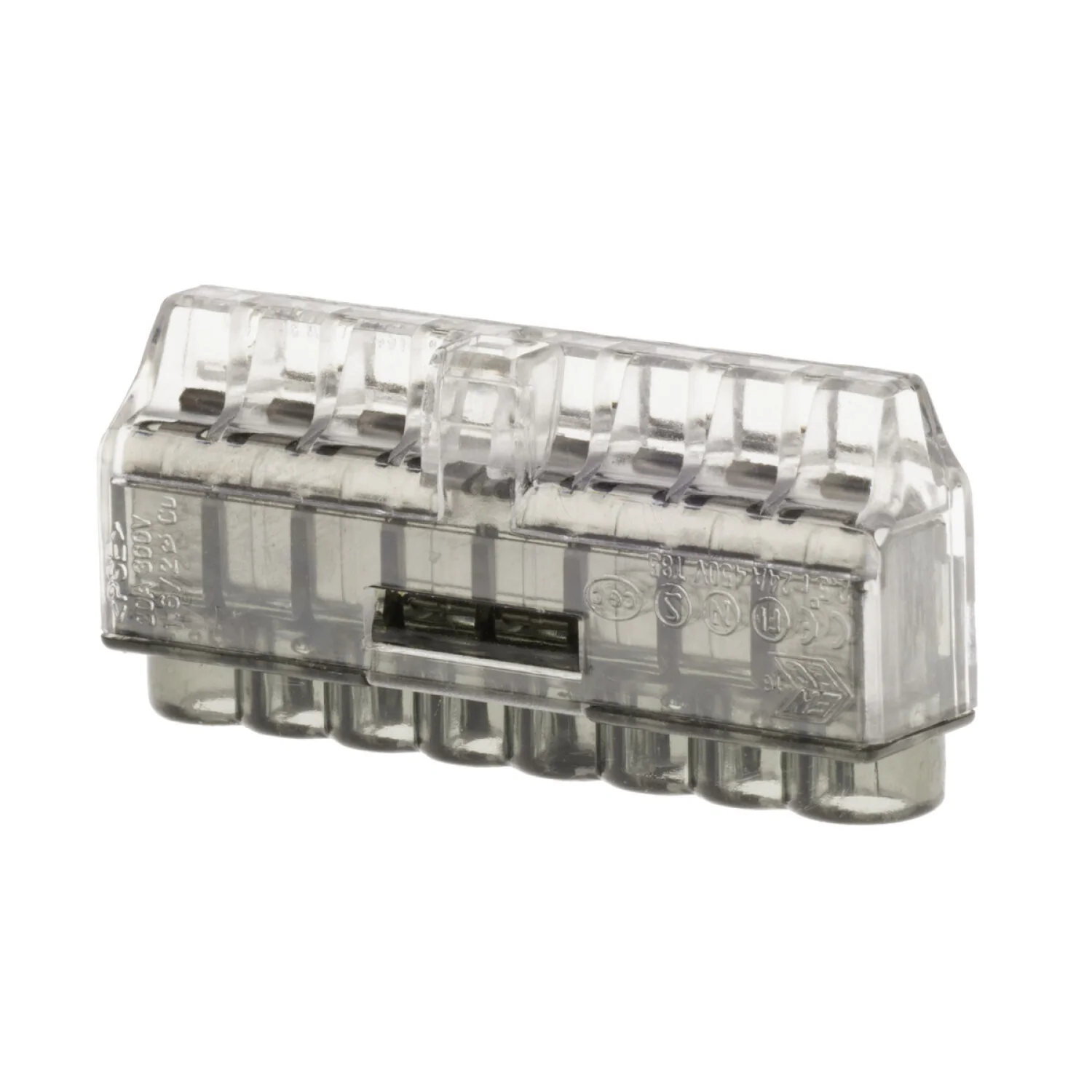 NSI PIWC-8-B Grey 8-Wire Push-In Wire Connector, Solid or Stranded, 200 Bag - Image 5