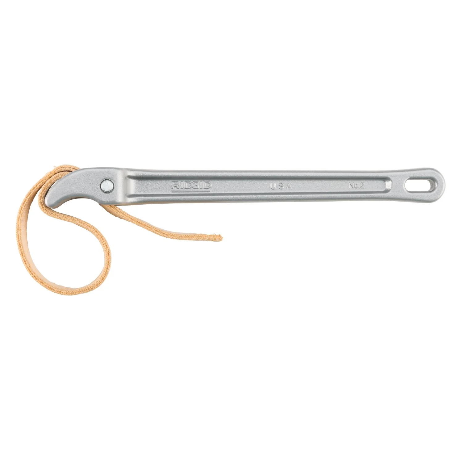 Ridgid 31340 11 ¾” Aluminum Strap Wrench with 17” x 1-1/8” Strap - Image 3