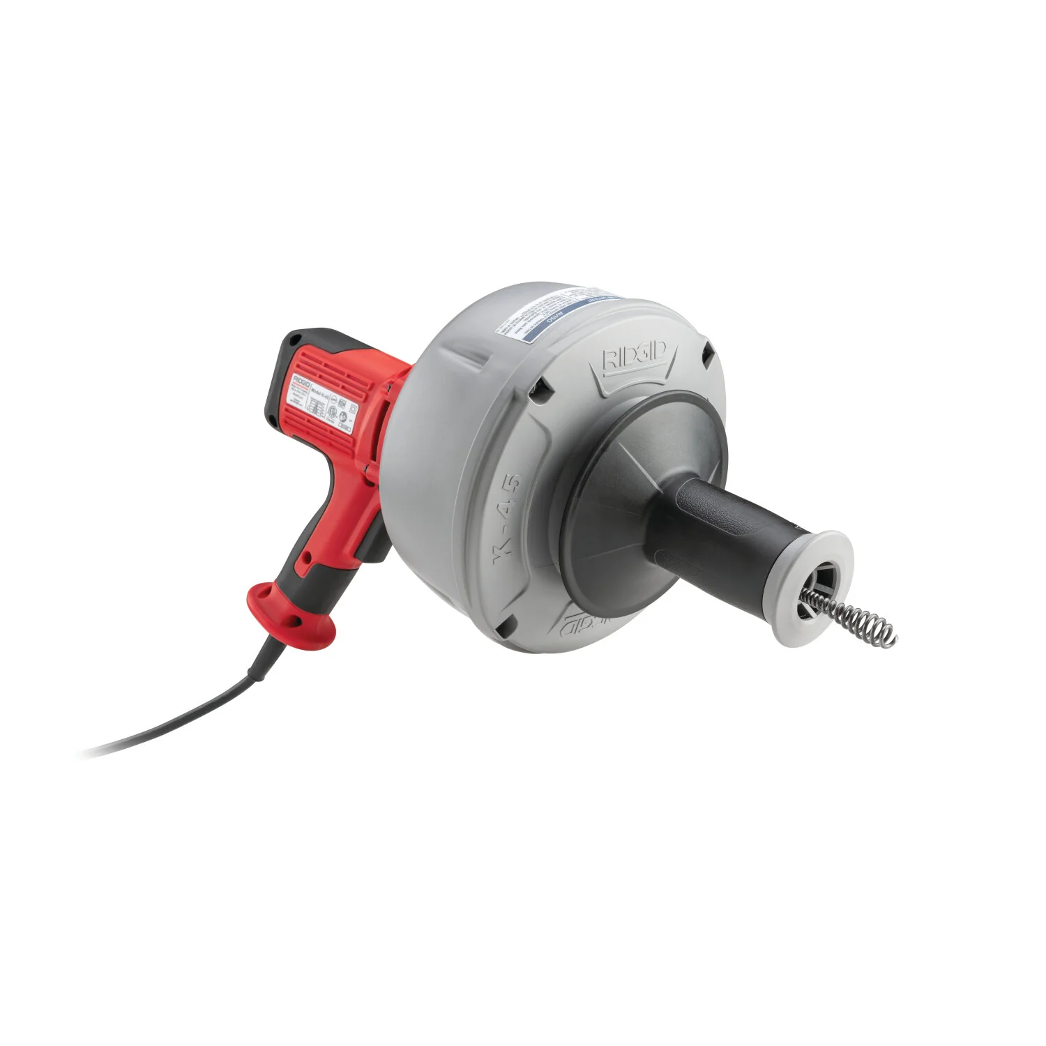 Ridgid 36058 K-45 Machine with: - C-1lC, 5/16" x 25' (8 mm x 7.6 m) Inner Core Cable with Inner Drum - C-6, 3/8" x 35' (10 mm x 10.7 m) Cable with Inner Drum - T-250 - Image 3