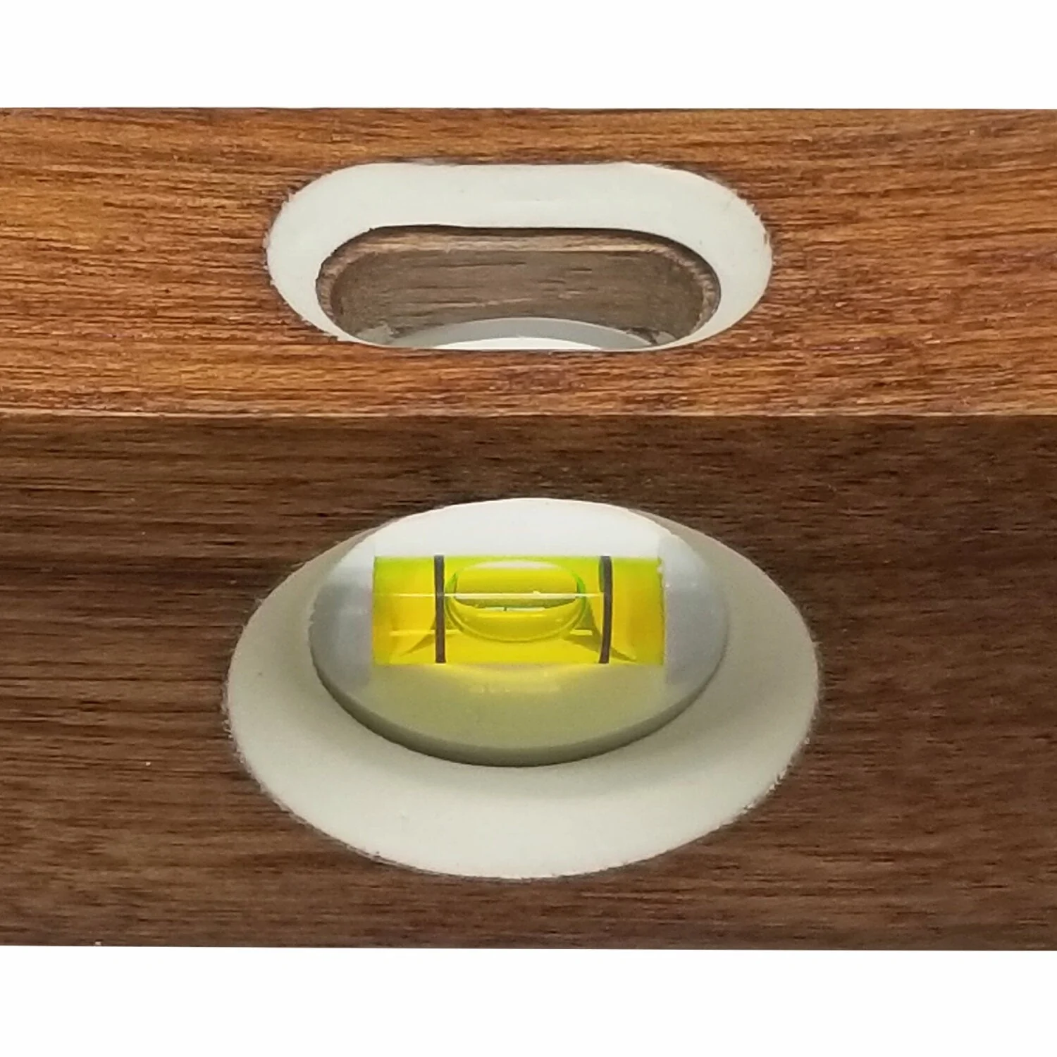 Sands Level & Tool SL2048 48” Contractor Mahogany Carpenter Level with End Caps (3 Vials) - Image 2