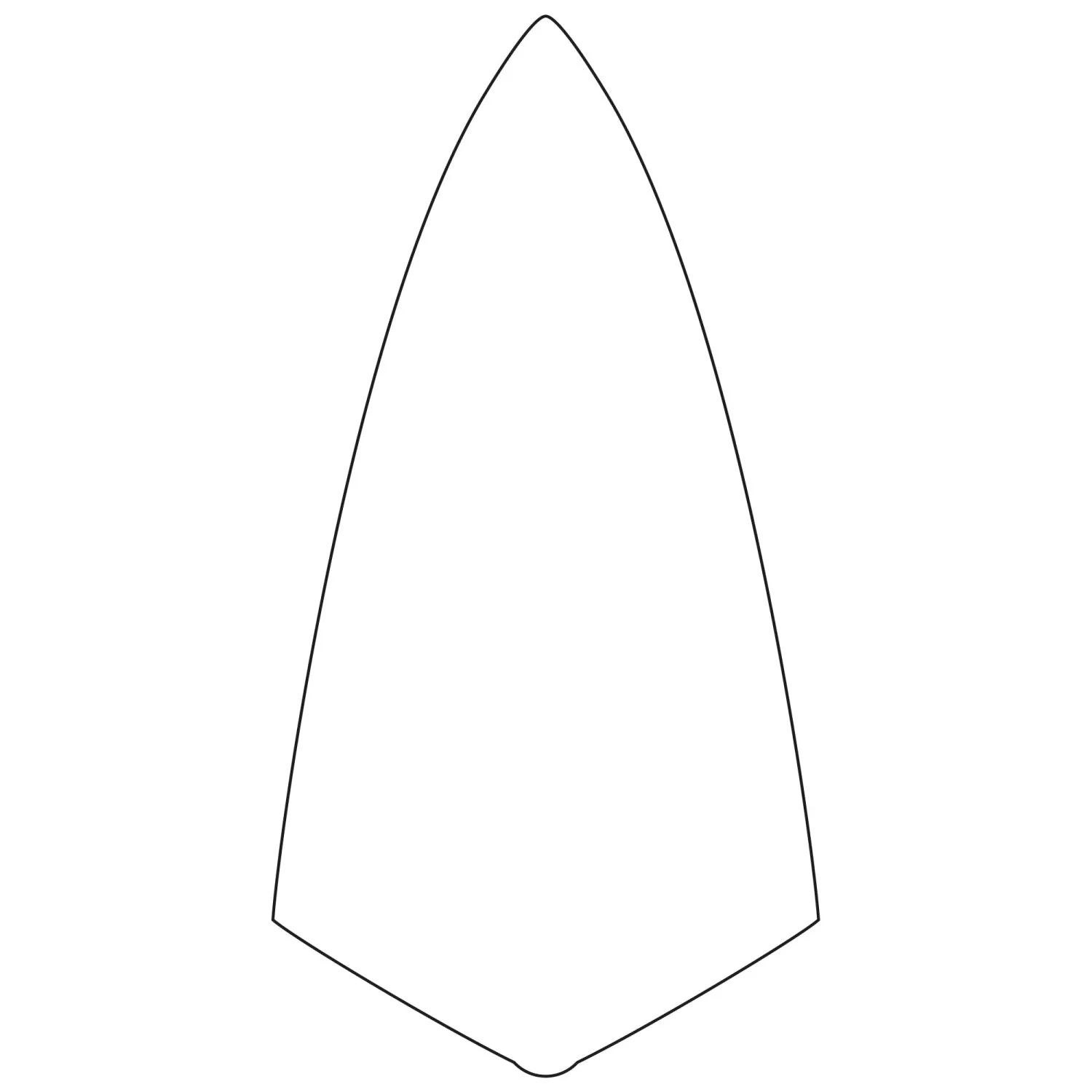 W.Rose RO110-10SH 10” Philadelphia Brick Trowel with ProForm Soft Grip Handle - Image 2